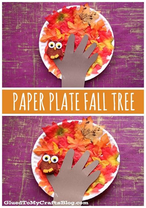Maybe you would like to learn more about one of these? Paper Plate Fall Tree - Kid Craft | Crafts for kids, Paper ...