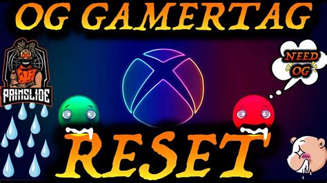 When Is The Next Og Gamertagname Reset On The Xbox 1 🐧🌬 Youtube