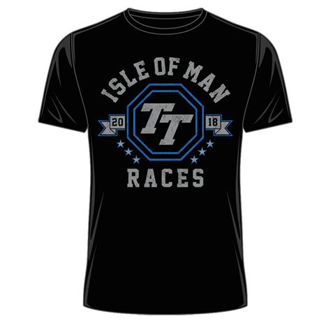 Isle of man and tt races jewellery. Isle of Man 2018 TT Races Octagon T-Shirt Black : Isle of ...