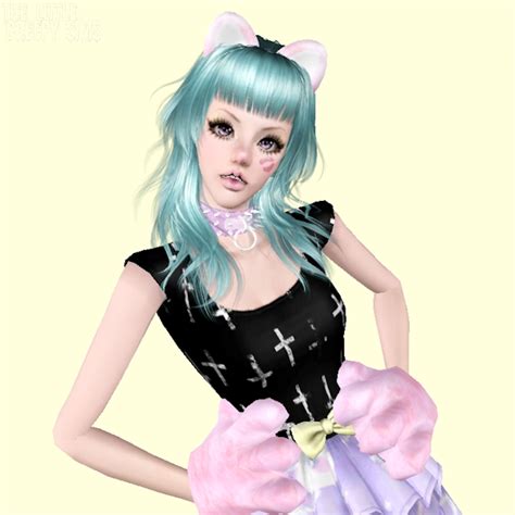 Pastel Goth 5 By Deadviruss Sims 3 Downloads Cc Caboodle Sims 3