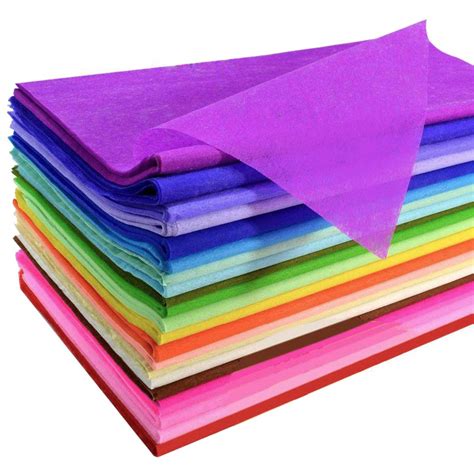 120 Sheets Colored Tissue Paper Bulk Wrapping Craft Paper 20 X 26 For