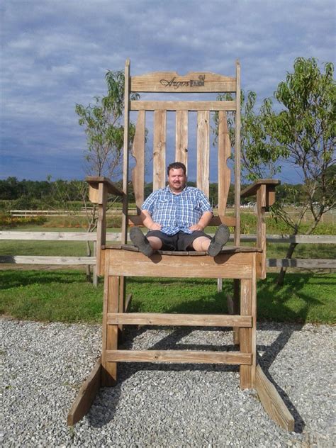 Giant Rocking Chair At Argos Farm Im 6ft To Give You Scale R