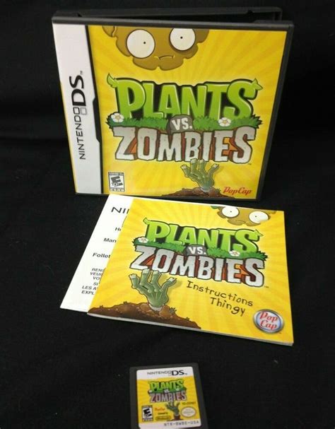 Plants Vs Zombies Nintendo Ds 2011 Complete Works Excellent