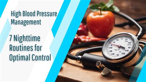 High Blood Pressure Management 7 Nighttime Routines For Optimal