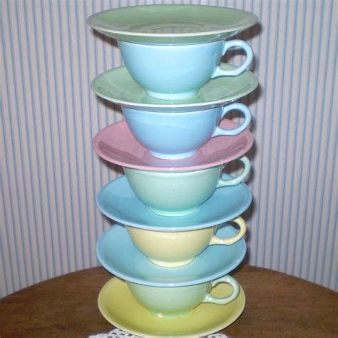 15 Piece Midcentury Pastel Dishes Shenandoah Dishes By Greatoldees