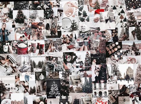 Tons of awesome aesthetic collage laptop wallpapers to download for free. Winter Aesthetic Collage Wallpapers - Wallpaper Cave