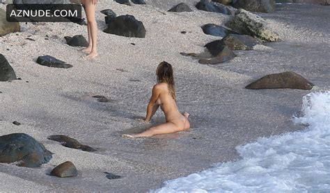 Alexis Ren Heats Up The Beach In St Barth Aznude