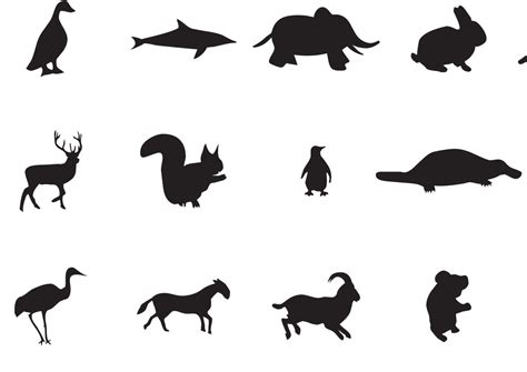 Dibujos De Siluetas De Animales Imagenes Y Dibujos Para Imprimir