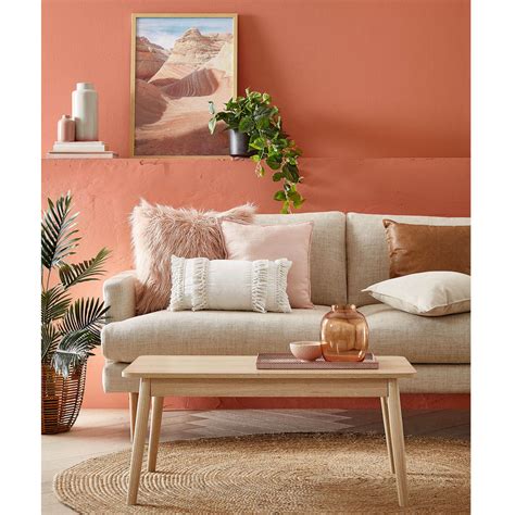 Find a coffee table that echoes the rich tones and elegant style of your current decor, and pair it with a few matching end tables to create a cohesive look. Coffee Table Oak Look | Kmart