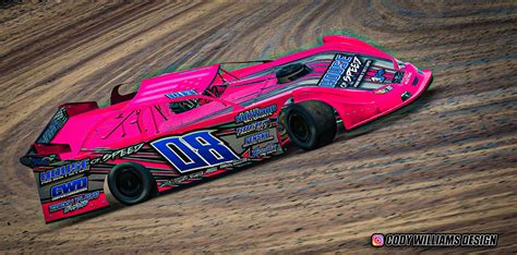 Calvin Herring Dirt Late Model Invert By Cody G Williams Trading Paints