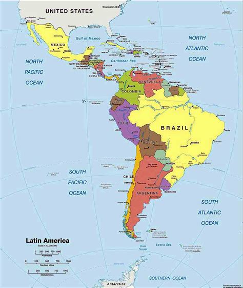 Printable Latin America Map Printable Word Searches