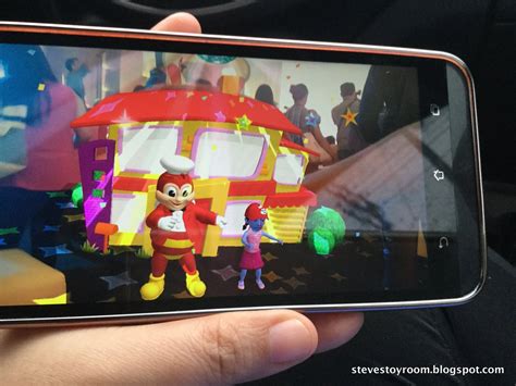 Steves Toy Room Jollibee Unveils Augmented Reality Game Jollidance