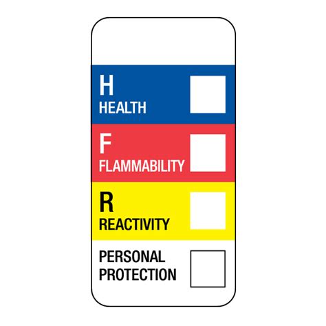 These three bars use a numbering scale ranging from 0 to 4. 1" x 2" HMIS Label - Buy Stock Labels Online