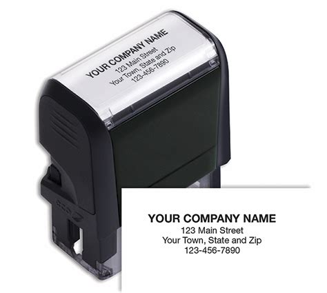 Name And Address Stamp Small Self Inking 102169s By Deluxe