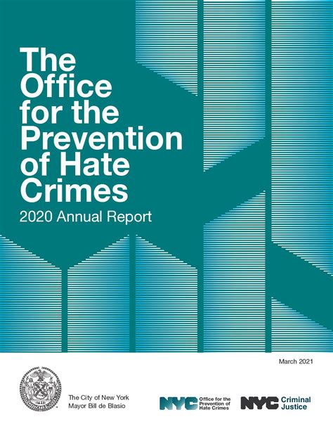 office for the prevention of hate crimes 2020 annual report nyc mayor s office of criminal