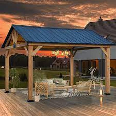 YOLENY Outdoor Wooden Gazebo Installation Service