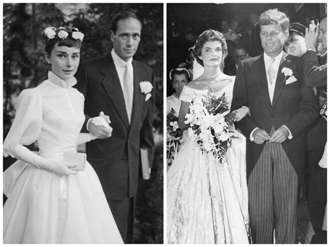 Vintage photos show iconic celebrity weddings of the 1950s