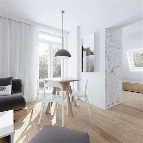 Minimalist Apartment Design With Soft Color Scheme - RooHome