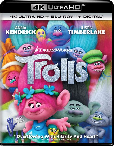Trolls Usa Blu Ray Amazones Trolls Cine Y Series Tv