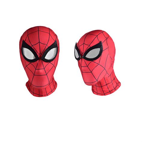 Ps5 Spider Man Miles Morales Red Blue Cosplay Kostüm Maske