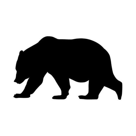 Grizzly Bear Eps Svg Dxf And 1 Png Vinyl Cutter Ready Etsy