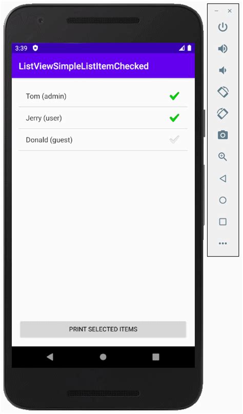 Android Listview And Checkbox Gambaran