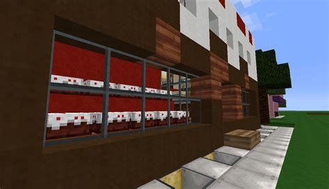 This is a game store that you can purchase games, consoles, toys. A cool Bakery with restaurant Minecraft Project