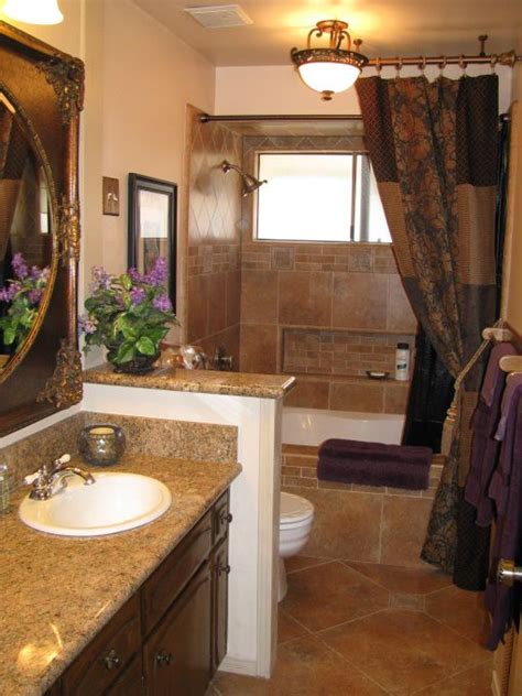 Diy small bathroom remodel | bath renovation project. Tuscan Bathroom | Glam-Take me away, We love our new ...