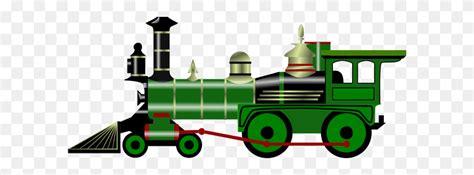 Green Steam Train Clip Art Steam Engine Clipart Stunning Free