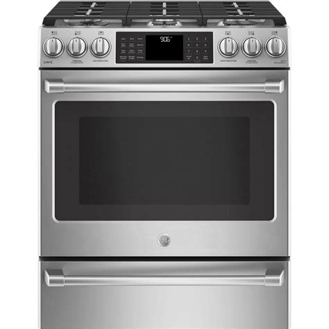 Ge Cafe 56 Cu Ft Smart Gas Range With Self Cleaning Convection Oven