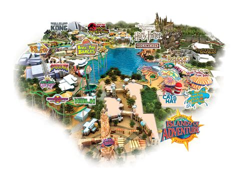 Islands Of Adventure Park Map Zoning Map