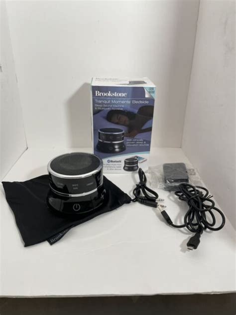 Brookstone Tranquil Moments Bedside Buetooth Speaker And Sleep Sounds