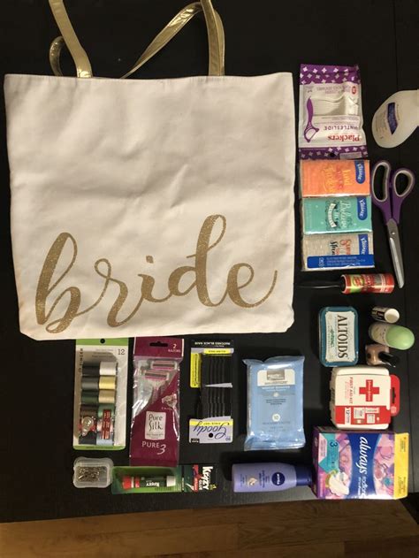 Wedding Day Kit Bride Emergency Kit Event Management Wedding Planning
