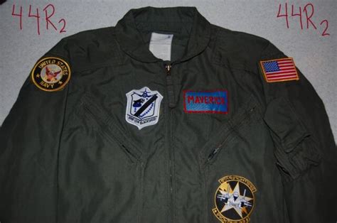 Top Gun Maverick Pilot Costume Adult Large 44r Navy Air Force Goose