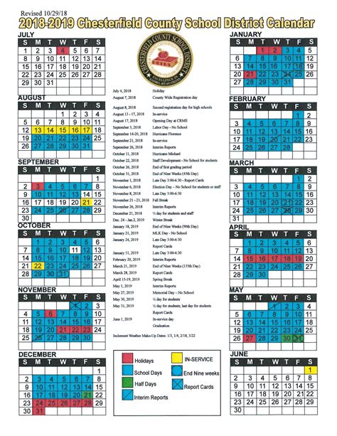 Chesterfield County Schools Calendar 2024