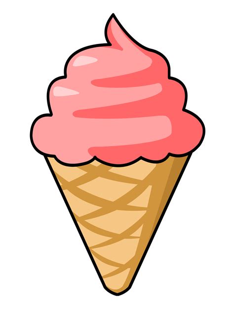 Cute Ice Cream Cone Clip Art