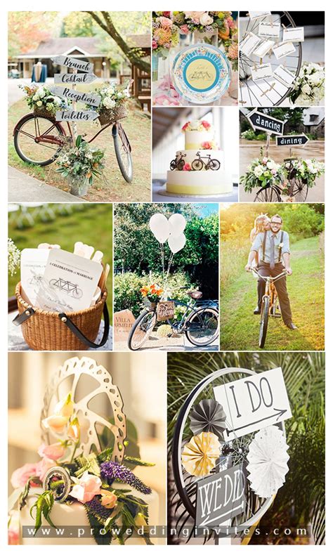 Fun And Creative Bicycle Theme Wedding Ideas In 2020 Bicycle Themed