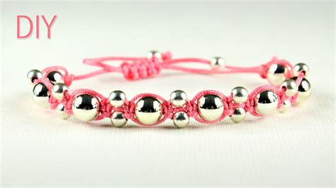 DIY Alternating Shamballa Bracelet Easy Tutorial