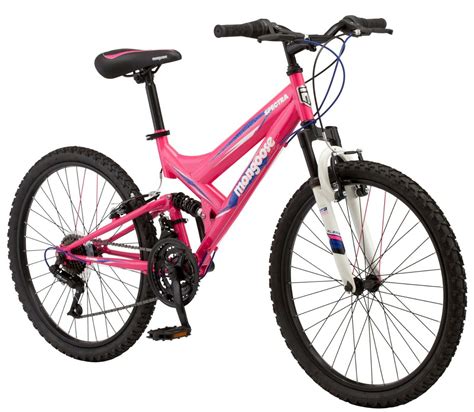 New Girls Mongoose 24″ Spectra 21 Speed Steel Frame Mountain Bike