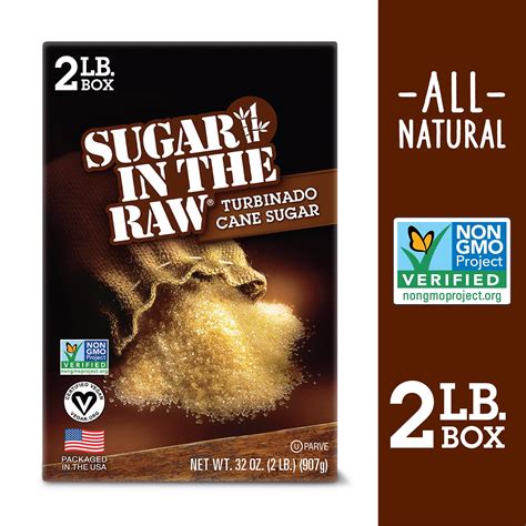 Sugar In The Raw Turbinado Cane Sugar 32 Oz