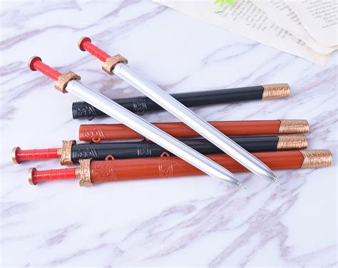 Novelty Samurai Sword Shaped Gel Pen Available At