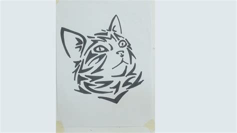 Maybe you would like to learn more about one of these? How to draw cat tribal tattoo - YouTube