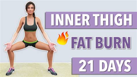 Burn Inner Thigh Fat In 21 Days Inner Thigh Workout Youtube