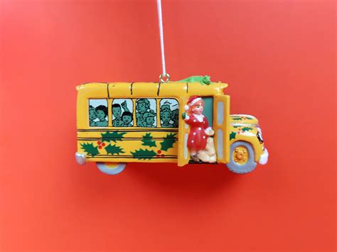 Magic School Bus Ornament Vintage Hallmark Keepsake Etsy Small