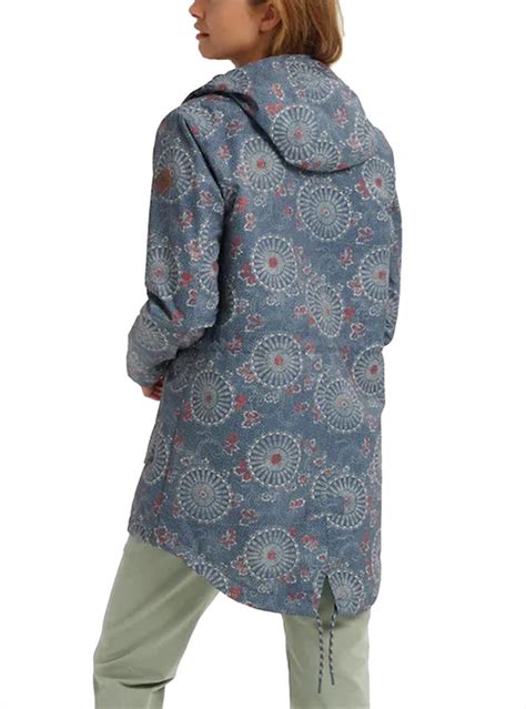 Burton Sadie Womens Waterproof Shell Jacket Xs Domo Print