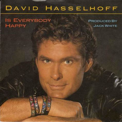 David Hasselhoff Is Everybody Happy Vinyl Single 1989