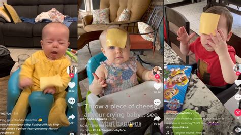 Throwing Slice Of Cheese On Your Babys Face Tiktok 😂😂😂 Youtube