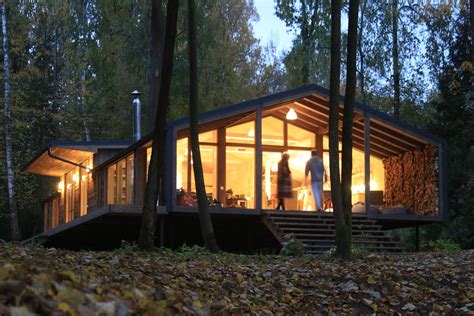 Airy Modern Prefab Cabin Was Built For 80000 Curbed