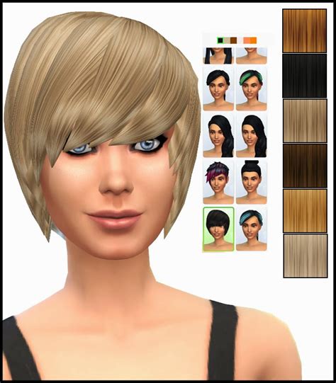 Sims 4 Finds David Sims Emo Hair Retexture By Simista
