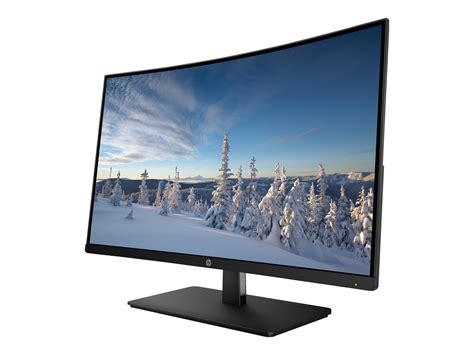 Hp 27b Led Monitor Curved 27 27 Viewable 1920 X 1080 Full